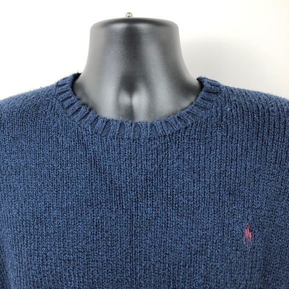 Ralph Lauren Polo 100% Cotton Sweater Mens - Picture 5 of 7